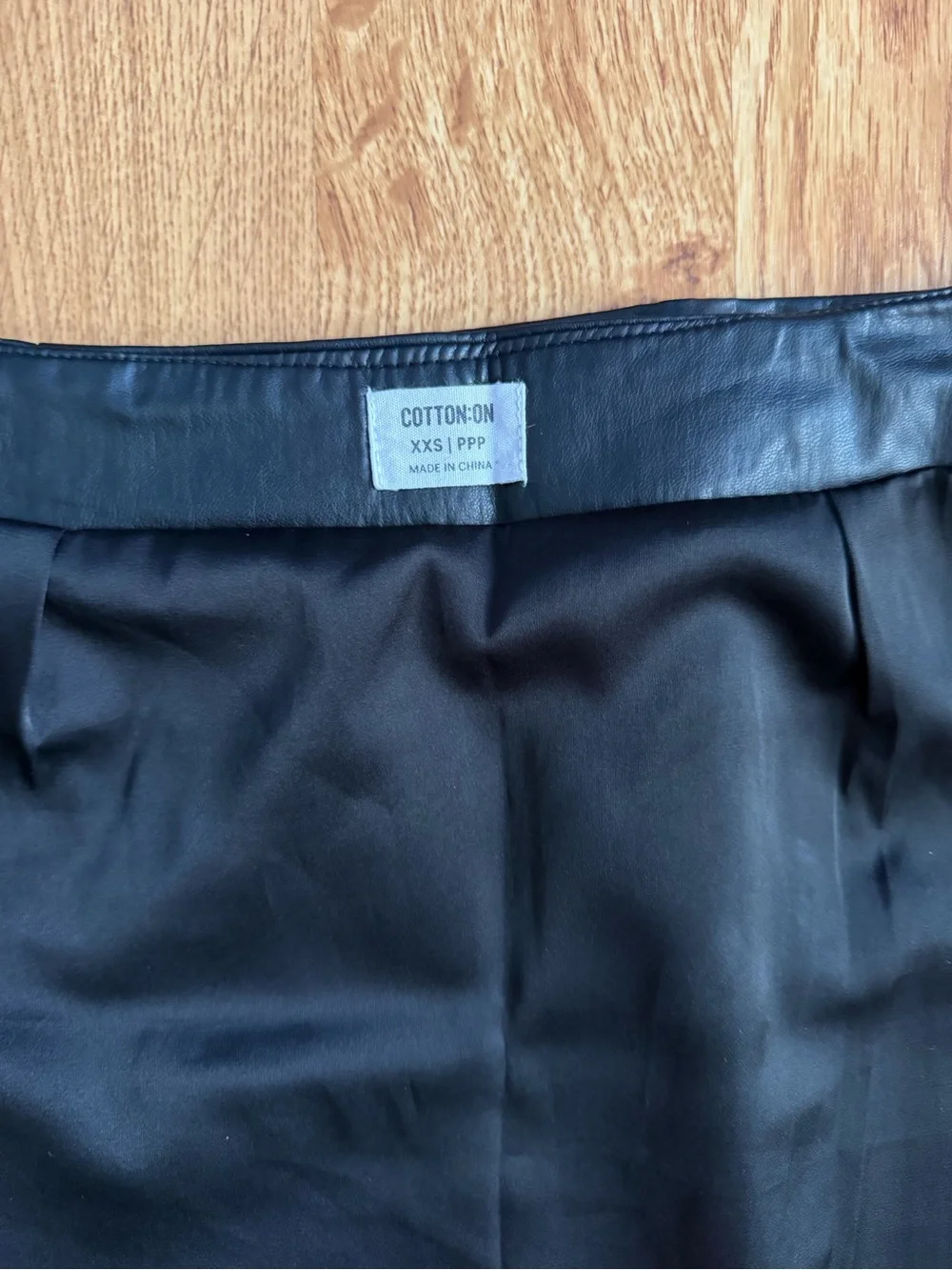 Cotton On Leather Mini Skirt